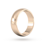 Goldsmiths 6mm D Shape Heavy Wedding Ring In 9 Carat Rose Gold