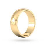 Goldsmiths 7mm D Shape Heavy Wedding Ring In 9 Carat Yellow Gold