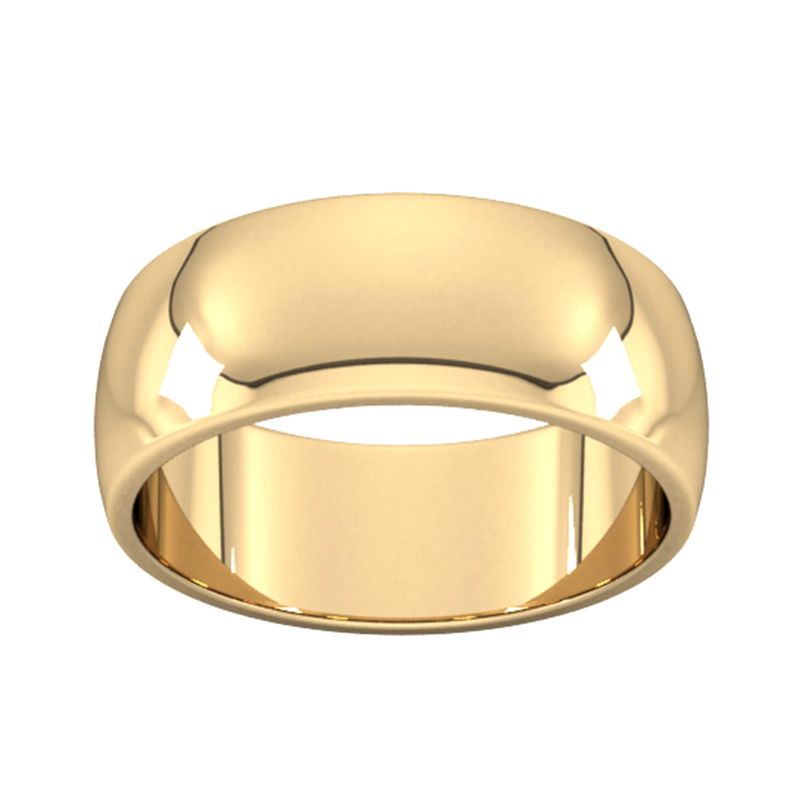 Goldsmiths 8mm D Shape Heavy Wedding Ring In 9 Carat Yellow Gold Goldsmiths 8mm D Shape Heavy Wedding Ring In 9 Carat Yellow Gold