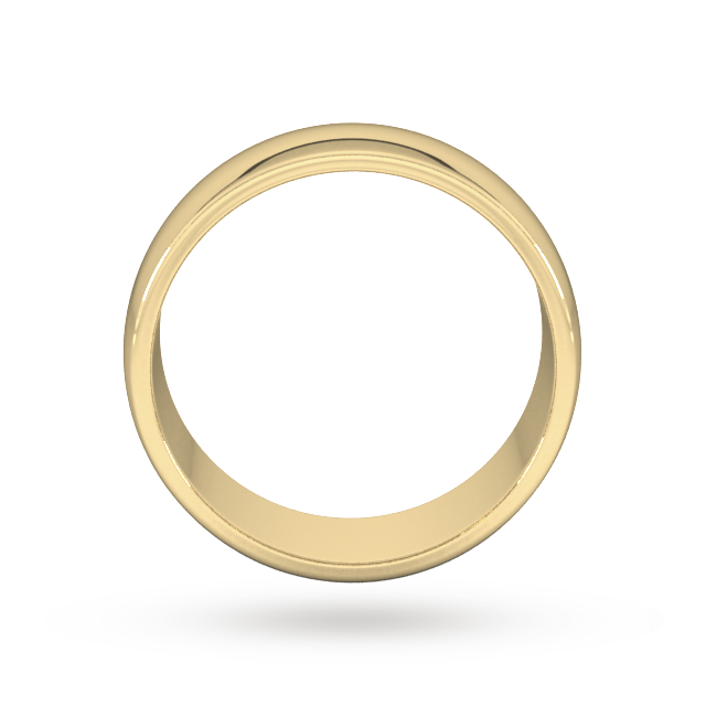 Goldsmiths 8mm D Shape Heavy Wedding Ring In 9 Carat Yellow Gold Goldsmiths 8mm D Shape Heavy Wedding Ring In 9 Carat Yellow Gold