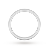 Goldsmiths 2mm Traditional Court Standard Milgrain Edge Wedding Ring In 950 Palladium