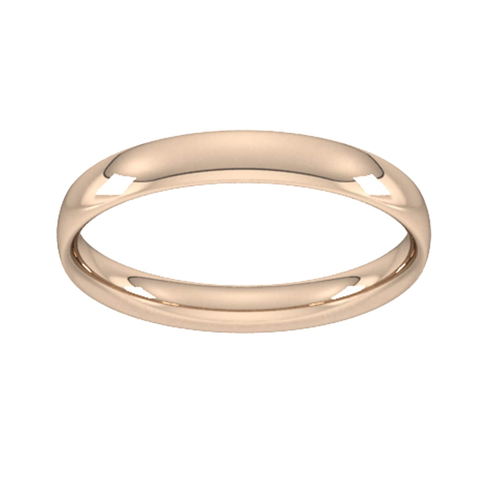 Goldsmiths 3mm Traditional Court Standard Wedding Ring In 18 Carat Rose Gold Goldsmiths 3mm Traditional Court Standard Wedding Ring In 18 Carat Rose Gold
