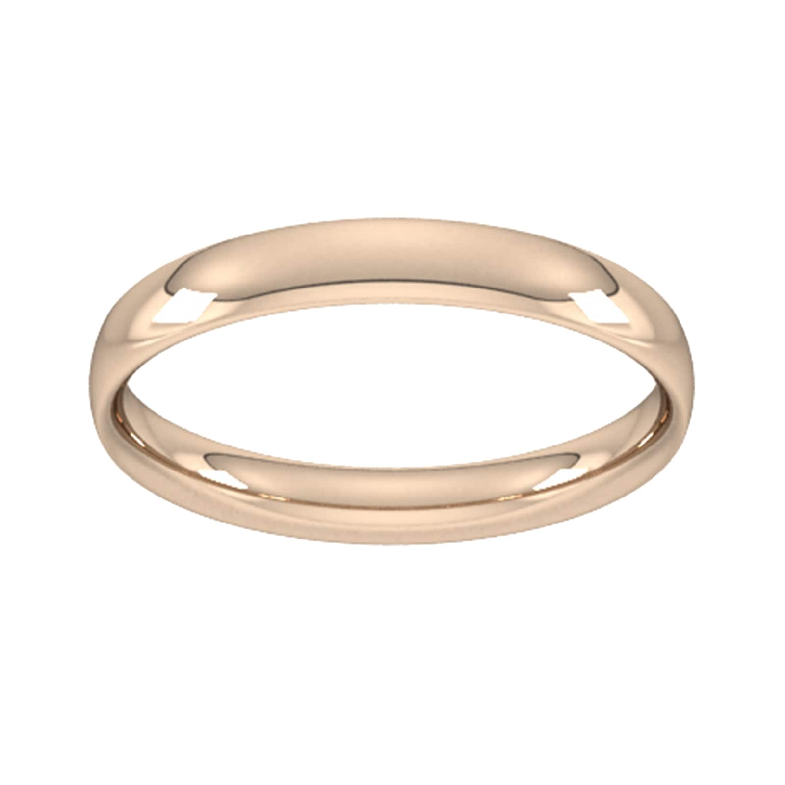 4mm Traditional Court Standard Wedding Ring In 9 Carat Rose Gold 