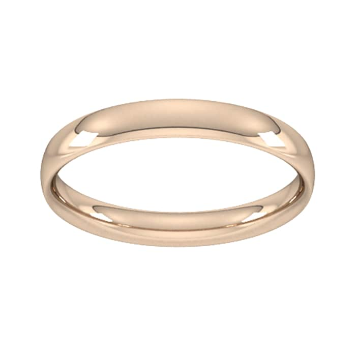 Goldsmiths 4mm Traditional Court Standard Wedding Ring In 9 Carat Rose Gold