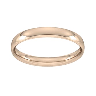 Goldsmiths 4mm Traditional Court Standard Wedding Ring In 18 Carat Rose Gold Goldsmiths 4mm Traditional Court Standard Wedding Ring In 18 Carat Rose Gold