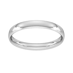 08308504 - 4mm Traditional Court Standard Wedding Ring In 950 Palladium