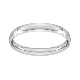 08308505 - 4mm Traditional Court Standard Wedding Ring In Platinum