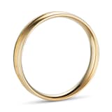 Goldsmiths 4mm Traditional Court Standard Grooved Polished Finish Wedding Ring In 9 Carat Yellow Gold