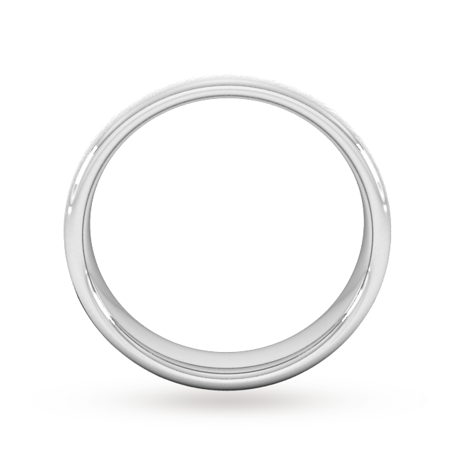 Goldsmiths 4mm Traditional Court Standard Diagonal Matt Finish Wedding Ring In 9 Carat White Gold Goldsmiths 4mm Traditional Court Standard Diagonal Matt Finish Wedding Ring In 9 Carat White Gold