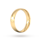 Goldsmiths 5mm Traditional Court Standard Wedding Ring In 9 Carat Yellow Gold