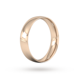 Goldsmiths 5mm Traditional Court Standard Wedding Ring In 9 Carat Rose Gold