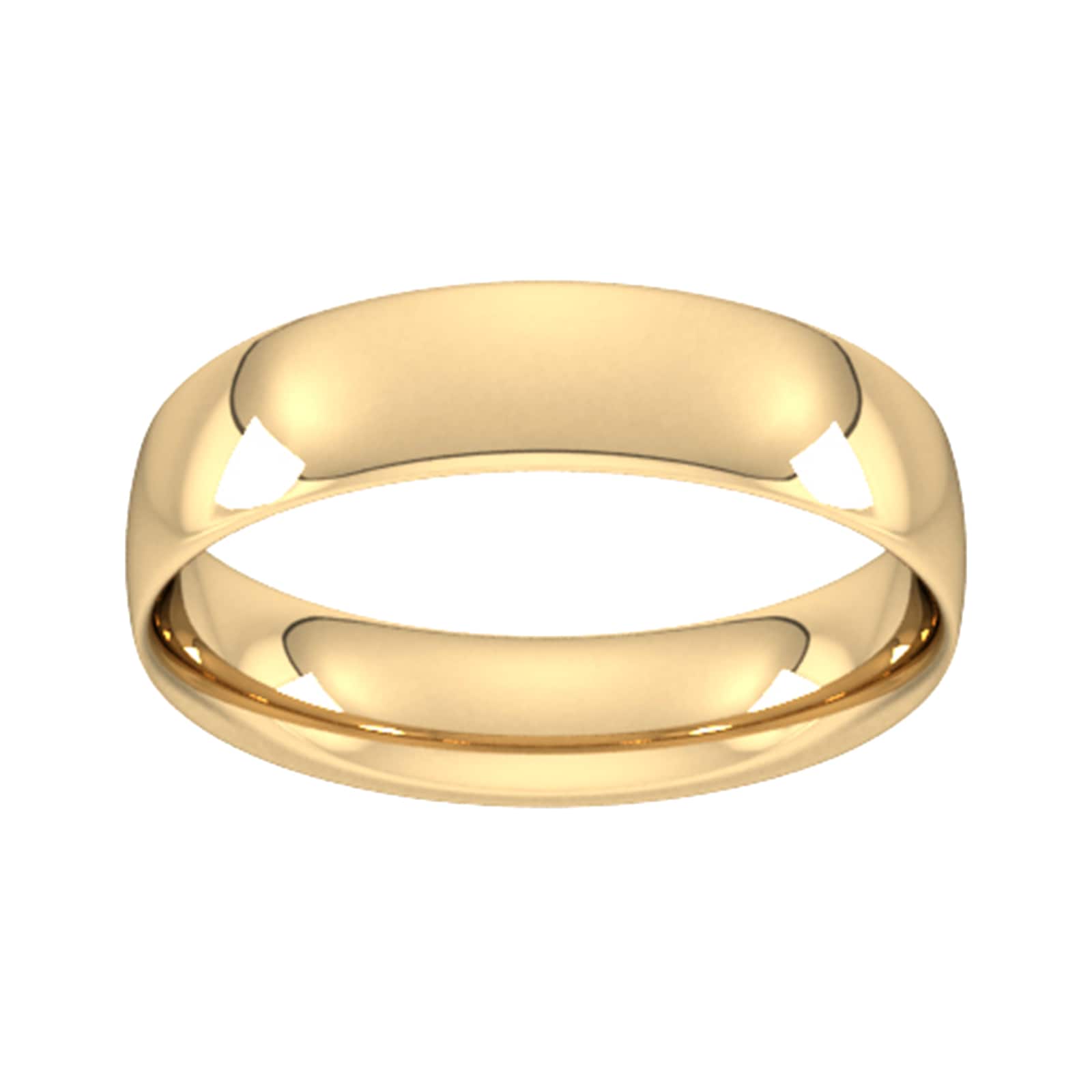 Goldsmiths 5mm Traditional Court Standard Wedding Ring In 18 Carat Yellow Gold Goldsmiths 5mm Traditional Court Standard Wedding Ring In 18 Carat Yellow Gold