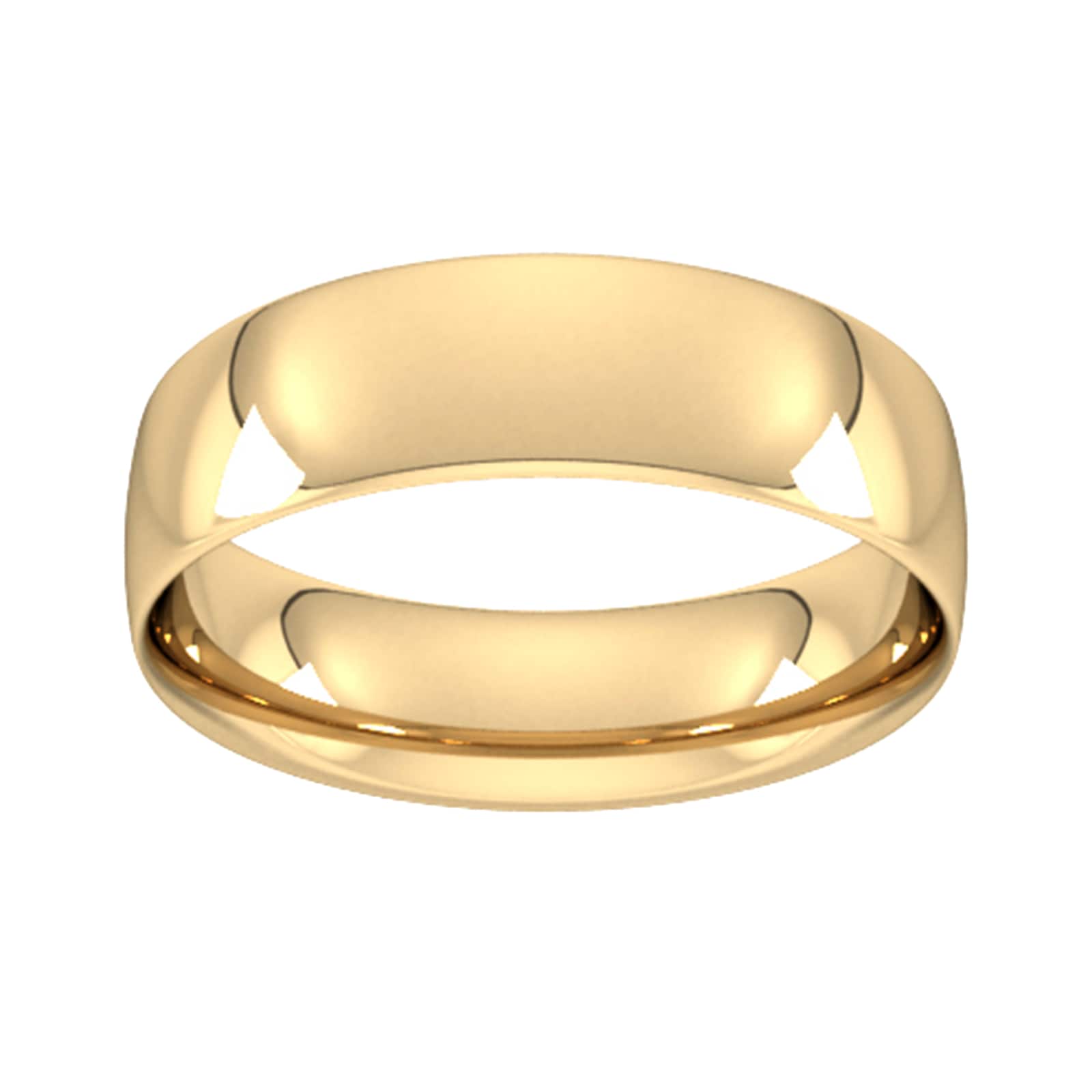 Goldsmiths 6mm Traditional Court Standard Wedding Ring In 9 Carat Yellow Gold Goldsmiths 6mm Traditional Court Standard Wedding Ring In 9 Carat Yellow Gold
