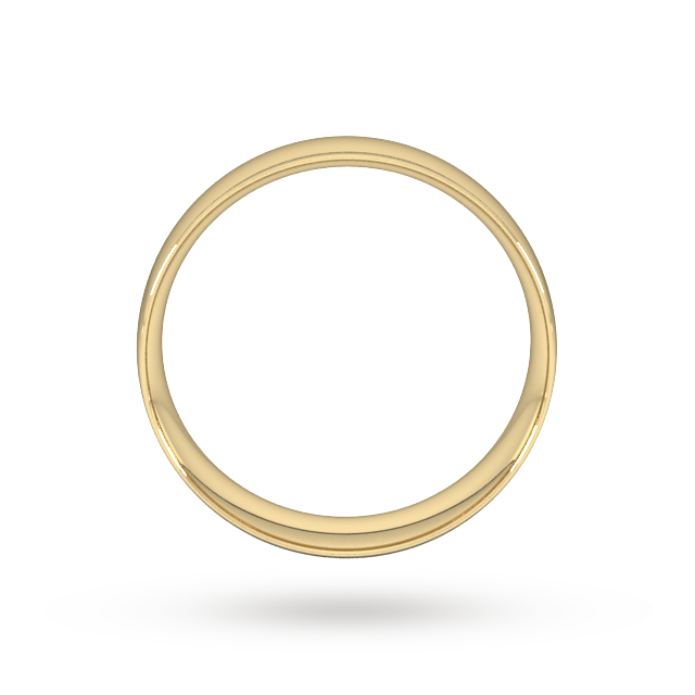 Goldsmiths 6mm Traditional Court Standard Wedding Ring In 18 Carat Yellow Gold - Ring Size M Goldsmiths 6mm Traditional Court Standard Wedding Ring In 18 Carat Yellow Gold - Ring Size M