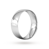 Goldsmiths 7mm Traditional Court Standard Wedding Ring In Platinum