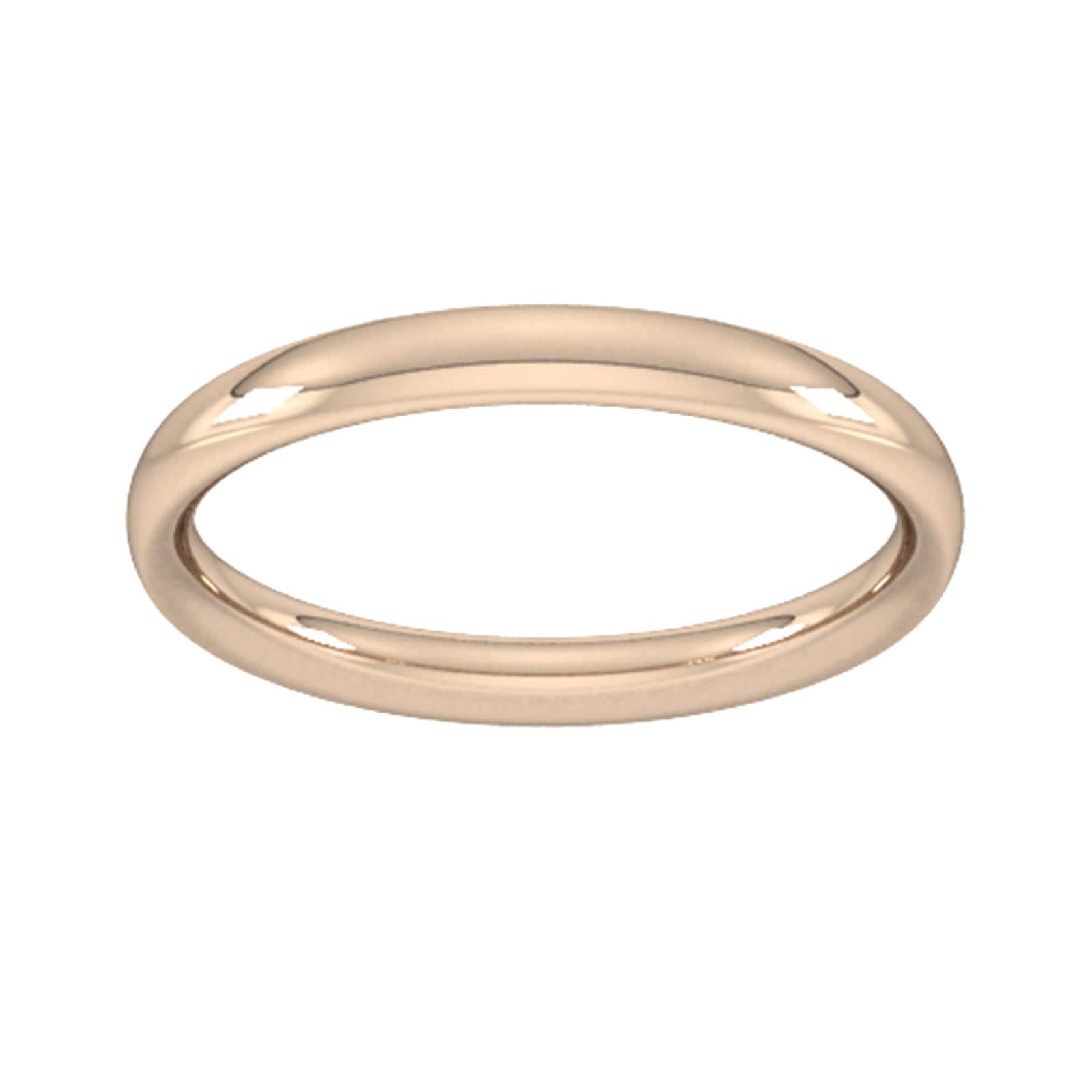 Goldsmiths 2.5mm Traditional Court Heavy Wedding Ring In 18 Carat Rose Gold - Ring Size Z Goldsmiths 2.5mm Traditional Court Heavy Wedding Ring In 18 Carat Rose Gold - Ring Size Z