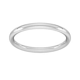 08309030 - 2mm Traditional Court Heavy Wedding Ring In 950 Palladium