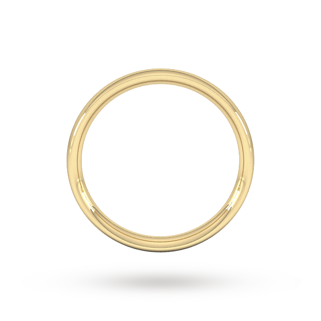 Goldsmiths 3mm Traditional Court Heavy Wedding Ring In 9 Carat Yellow Gold - Ring Size Y Goldsmiths 3mm Traditional Court Heavy Wedding Ring In 9 Carat Yellow Gold - Ring Size Y
