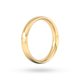 Goldsmiths 4mm Traditional Court Heavy Wedding Ring In 9 Carat Yellow Gold - Ring Size Q