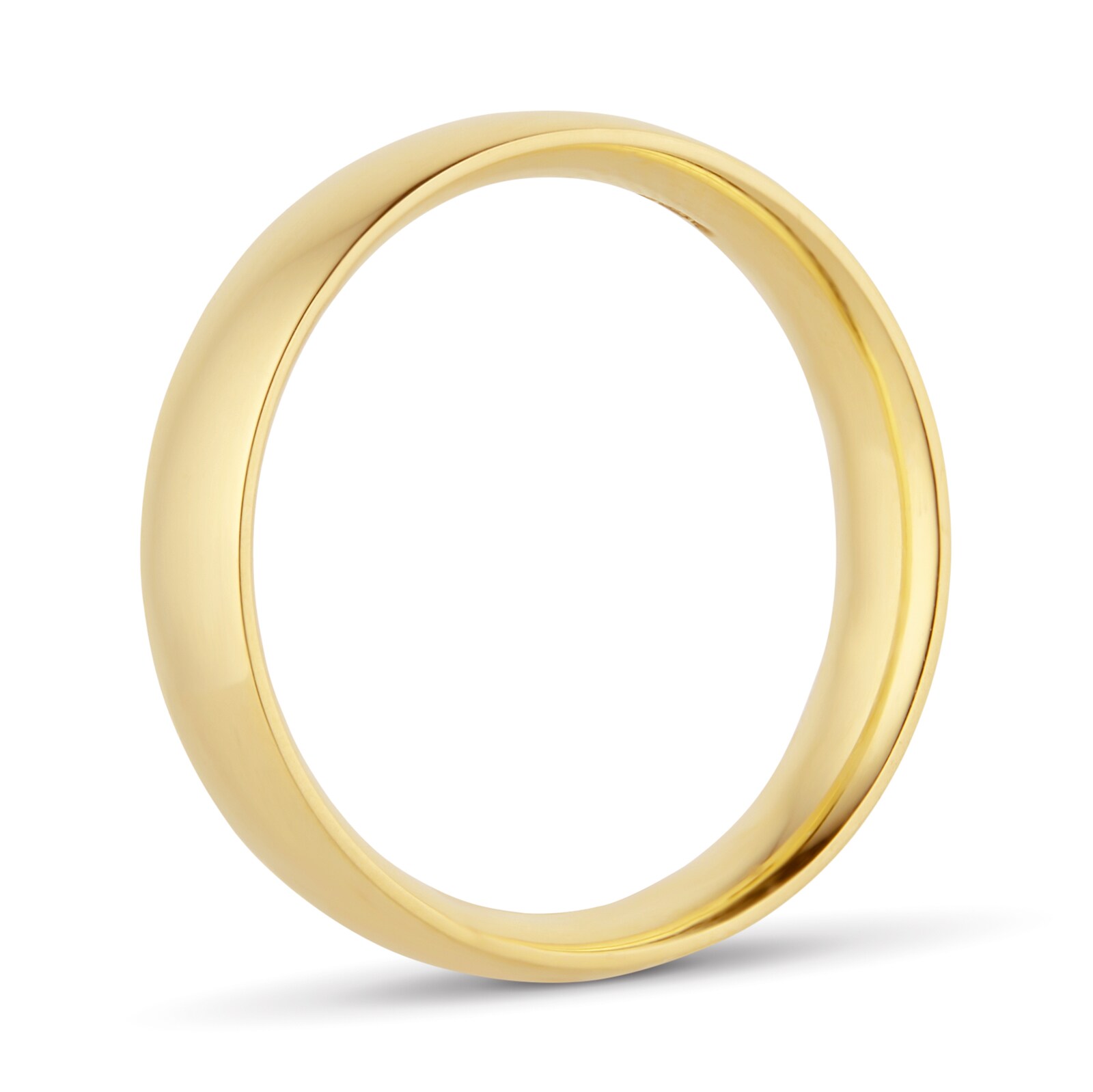 Goldsmiths 5mm Traditional Court Heavy Wedding Ring In 18 Carat Yellow Gold Goldsmiths 5mm Traditional Court Heavy Wedding Ring In 18 Carat Yellow Gold