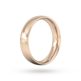 Goldsmiths 5mm Traditional Court Heavy Wedding Ring In 18 Carat Rose Gold