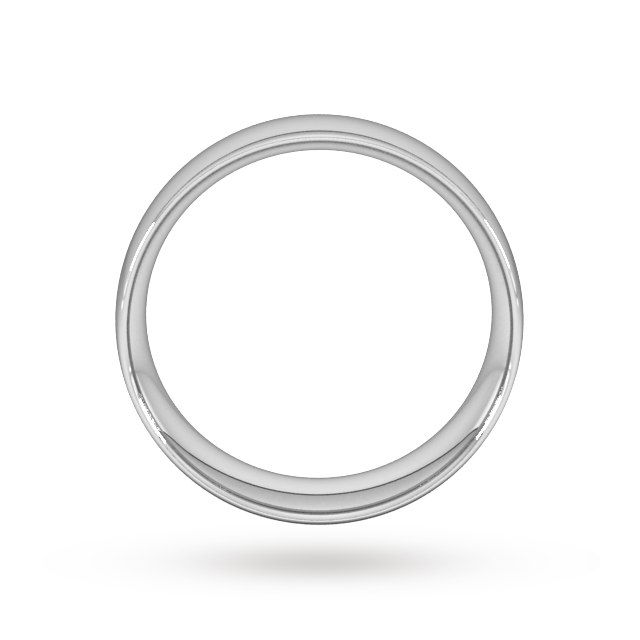 Goldsmiths 7mm Traditional Court Heavy Wedding Ring In 9 Carat White Gold - Ring Size J Goldsmiths 7mm Traditional Court Heavy Wedding Ring In 9 Carat White Gold - Ring Size J
