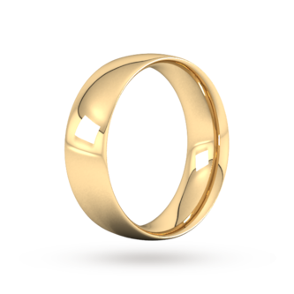 Goldsmiths 7mm Traditional Court Heavy Wedding Ring In 18 Carat Yellow Gold Goldsmiths 7mm Traditional Court Heavy Wedding Ring In 18 Carat Yellow Gold