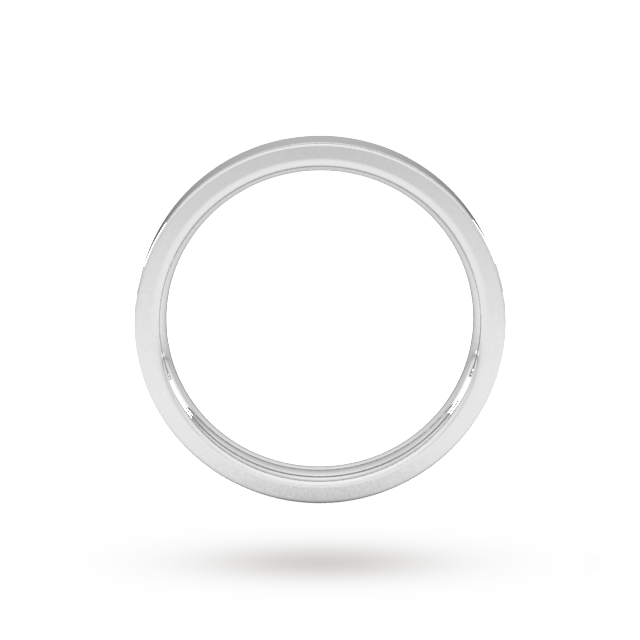 Goldsmiths 2.5mm Flat Court Heavy Wedding Ring In Sterling Silver - Ring Size R Goldsmiths 2.5mm Flat Court Heavy Wedding Ring In Sterling Silver - Ring Size R
