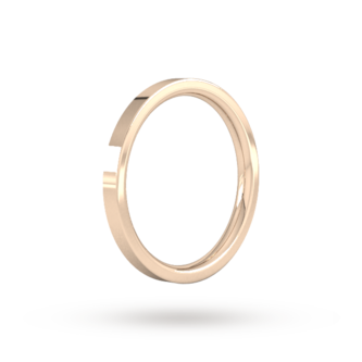 Goldsmiths 2mm Flat Court Heavy Wedding Ring In 9 Carat Rose Gold Goldsmiths 2mm Flat Court Heavy Wedding Ring In 9 Carat Rose Gold