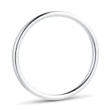 Goldsmiths Platinum 1.5mm Court Wedding Ring