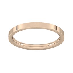 08340482 - 18ct Rose Gold 1.5mm Flat Court Heavy Wedding Ring