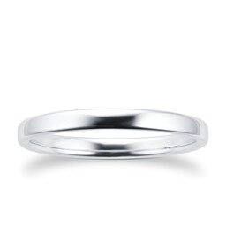 08340484 - 18ct White Gold 1.5mm Slight Court Standard Wedding Ring