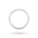 Goldsmiths 18ct White Gold 1.5mm D Shape Standard Wedding Ring