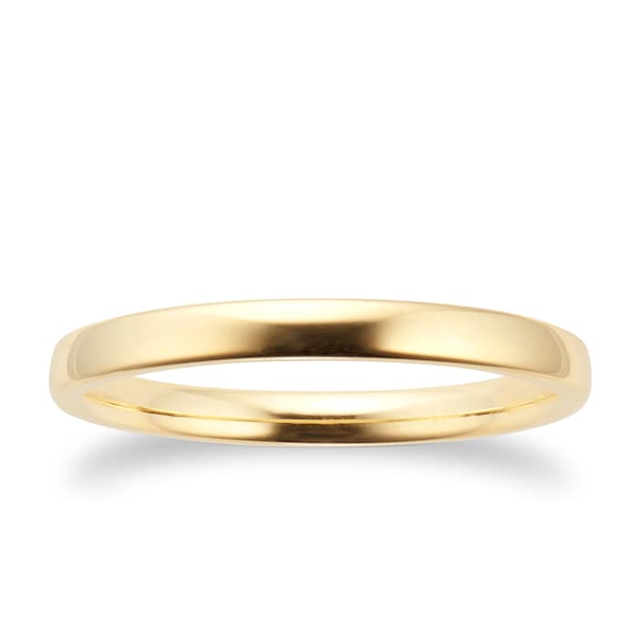 Best Luxury
18ct Yellow Gold 1.5mm Slight Court Standard Wedding Ring