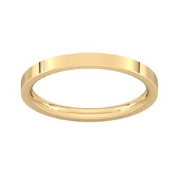 08340516 - 18ct Yellow Gold 1.5mm Flat Court Heavy Wedding Ring