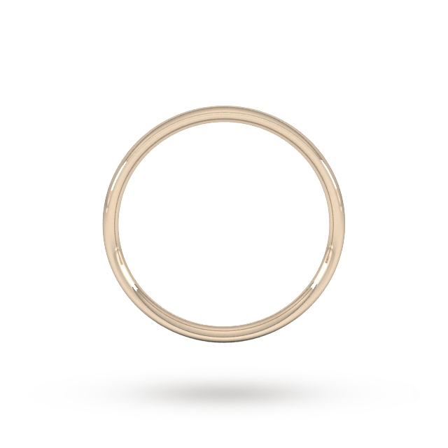 Goldsmiths 9ct Rose Gold 1.5mm Traditional Court Standard Wedding Ring