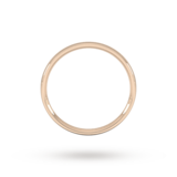 Goldsmiths 9ct Rose Gold 1.5mm Traditional Court Standard Wedding Ring