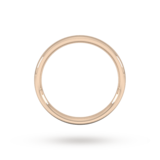 Goldsmiths 9ct Rose Gold 2.5mm Traditional Court Extra Heavy Wedding Ring - Ring Size R
