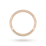 Goldsmiths 9ct Rose Gold 3mm Traditional Court Extra Heavy Wedding Ring