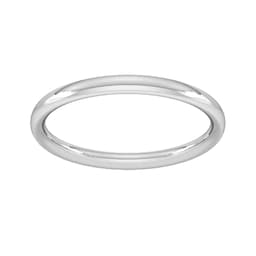 08340539 - 9ct White Gold 1.5mm Traditional Court Heavy Wedding Ring