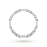 Goldsmiths 9ct White Gold 6mm Traditional Court Extra Heavy Wedding Ring