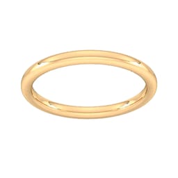 08340552 - 9ct Yellow Gold 1.5mm Slight Court Heavy Wedding Ring