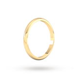 Goldsmiths 9ct Yellow Gold 1.5mm D Shape Standard Wedding Ring - Ring Size J
