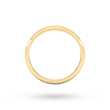 Goldsmiths 9ct Yellow Gold 1.5mm D Shape Standard Wedding Ring - Ring Size J