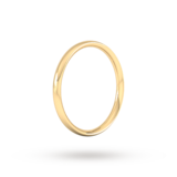 Goldsmiths 9ct Yellow Gold 1.5mm Traditional Court Standard Wedding Ring - Ring Size K