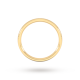 Goldsmiths 9ct Yellow Gold 1.5mm Traditional Court Heavy Wedding Ring - Ring Size F