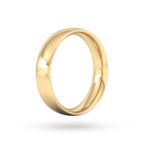 Goldsmiths 9ct Yellow Gold 5mm Traditional Court Extra Heavy Wedding Ring