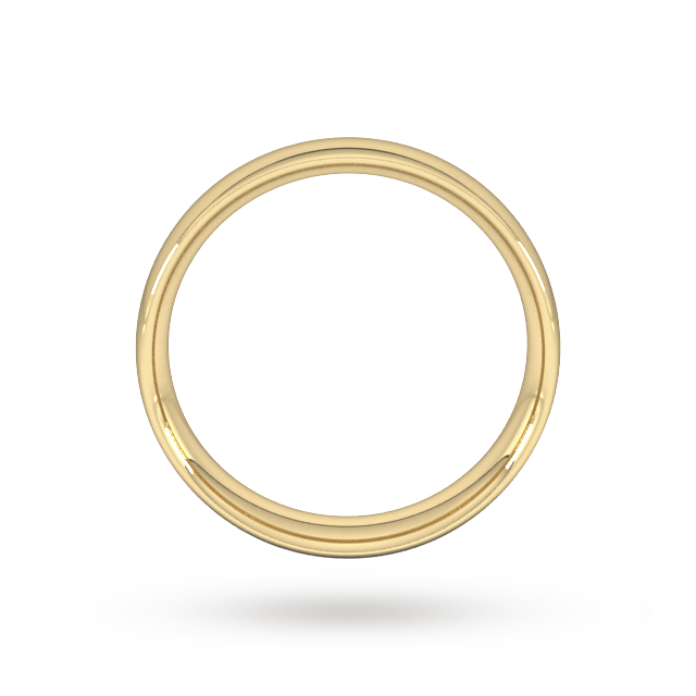 Goldsmiths 9ct Yellow Gold 5mm Traditional Court Extra Heavy Wedding Ring