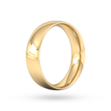 Goldsmiths 9ct Yellow Gold 6mm Traditional Court Extra Heavy Wedding Ring
