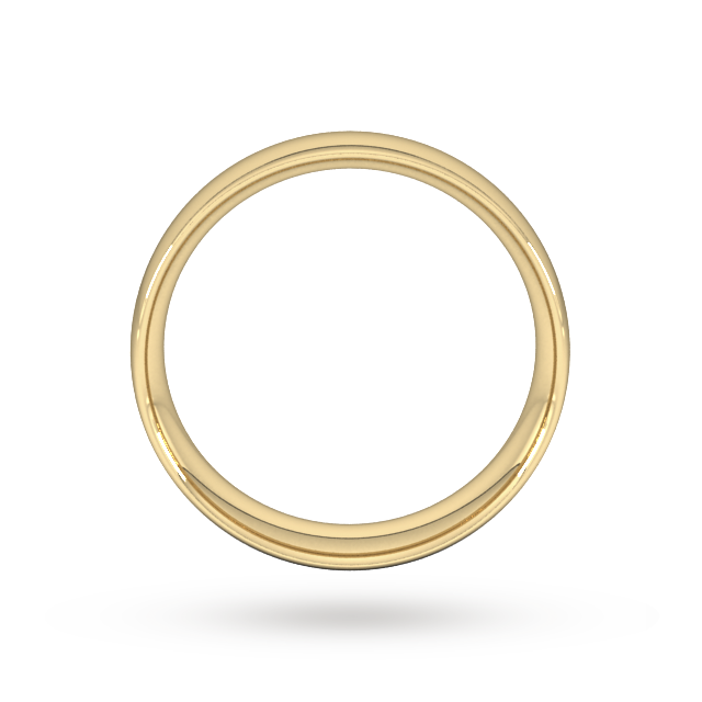 Goldsmiths 9ct Yellow Gold 6mm Traditional Court Extra Heavy Wedding Ring